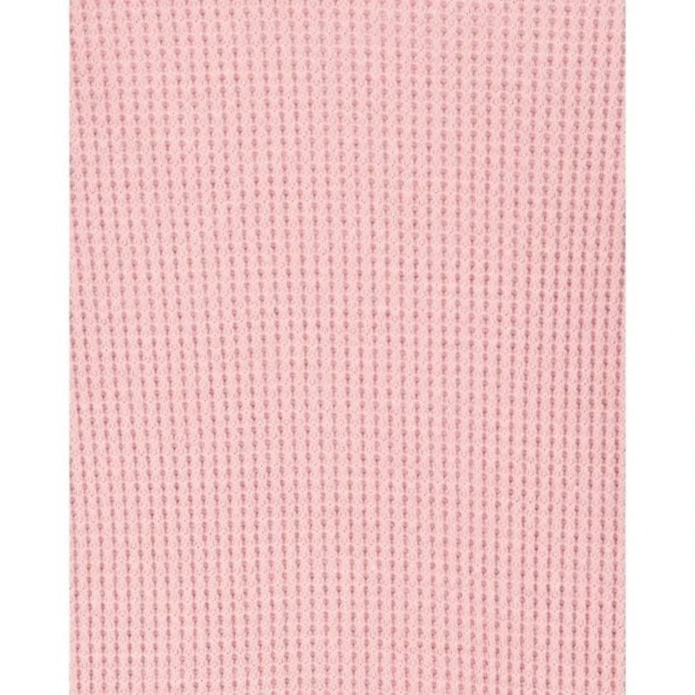 Carter's 3-Piece Bodysuit Pants Set Baby Girl Pink Penguin Waffle Knit NWT